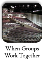 What can happen when groups work together, half minute
