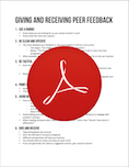 Giving And Receiving Peer Feedback PDF