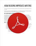 How Reading Improves Writing PDF