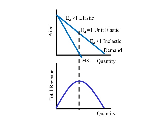 Elastic Region of the Demand Curve